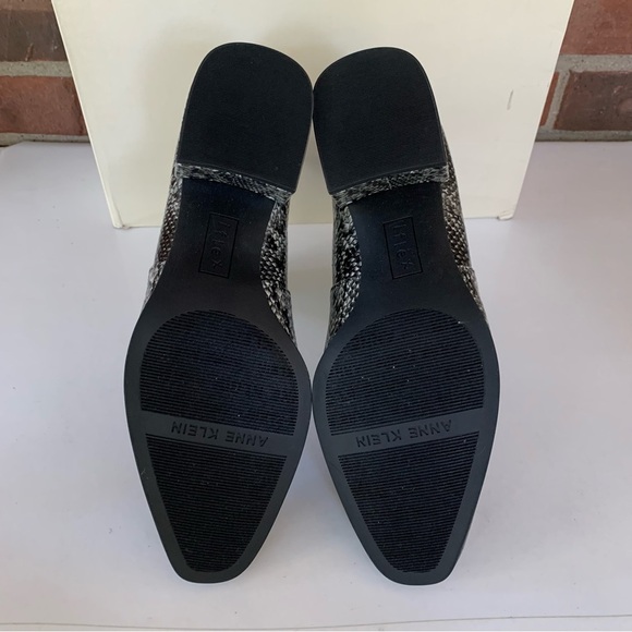 Anne Klein Womens Parson Animal Print Block-Heel Ankle Boots US 7.5 M - Picture 6 of 9